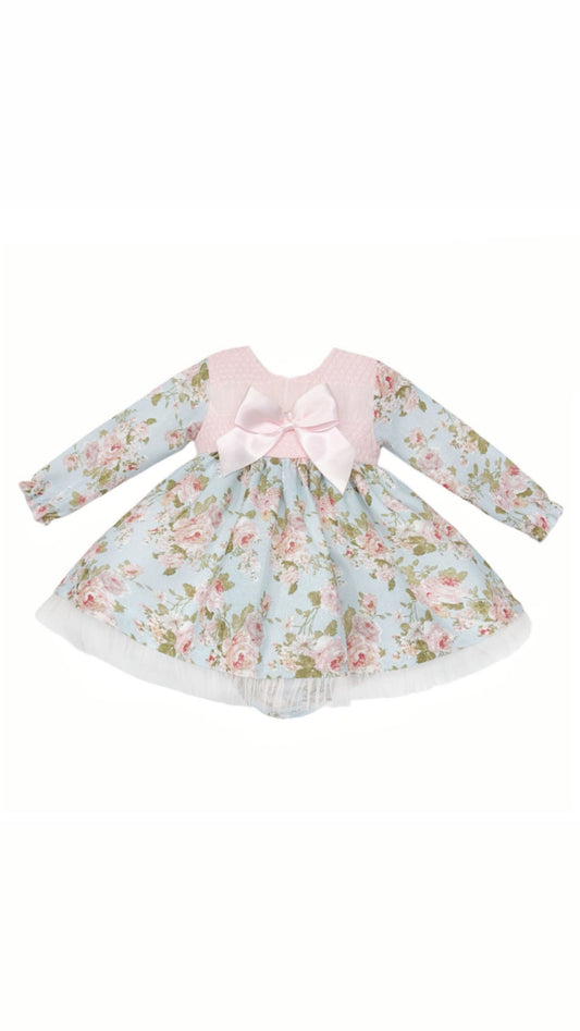 Floral smocked dress